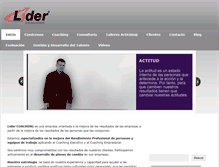 Tablet Screenshot of lidercoaching.com